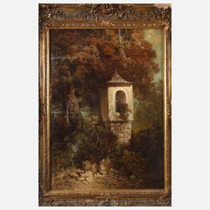 Oskar Mulley, Marterl in Herbstlandschaft