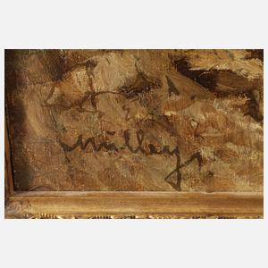 Oskar Mulley, Marterl in Herbstlandschaft