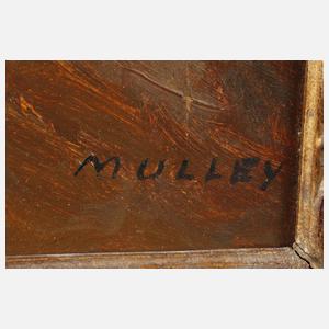 Oskar Mulley, Bauerngehöft im Abendlicht