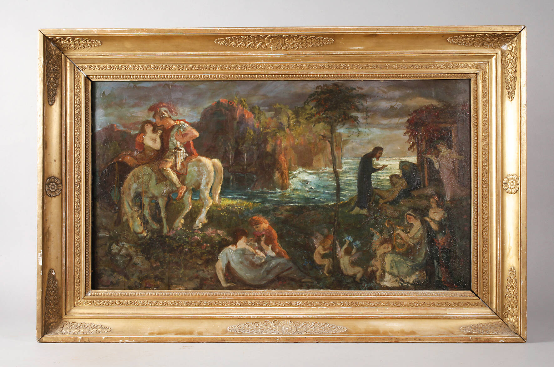 Julius Oberländer, attr., Figurative Szene