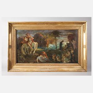 Julius Oberländer, attr., Figurative Szene