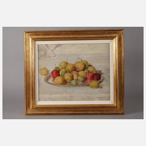 Alfred Oppenheim, "Pflaumen auf Silberplatte"