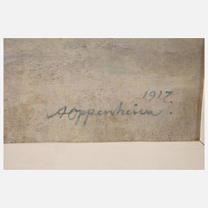 Alfred Oppenheim, "Pflaumen auf Silberplatte"