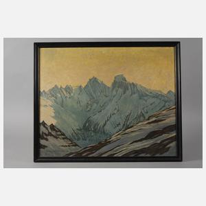 Prof. Dr. Wilhelm Paulcke, Hochgebirgslandschaft