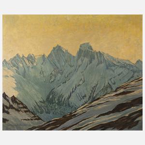 Prof. Dr. Wilhelm Paulcke, Hochgebirgslandschaft