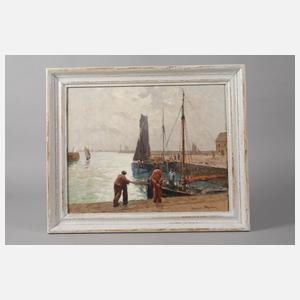 Maurice Pigeon, Hafen in Staint-Vaast-la-Hougue