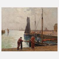 Maurice Pigeon, Hafen in Staint-Vaast-la-Hougue111