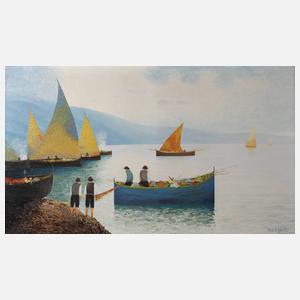 Josef Podrabsky, Küstenszene