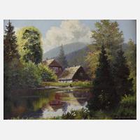 Wilhelm Pramme, idyllische Thüringer Landschaft111