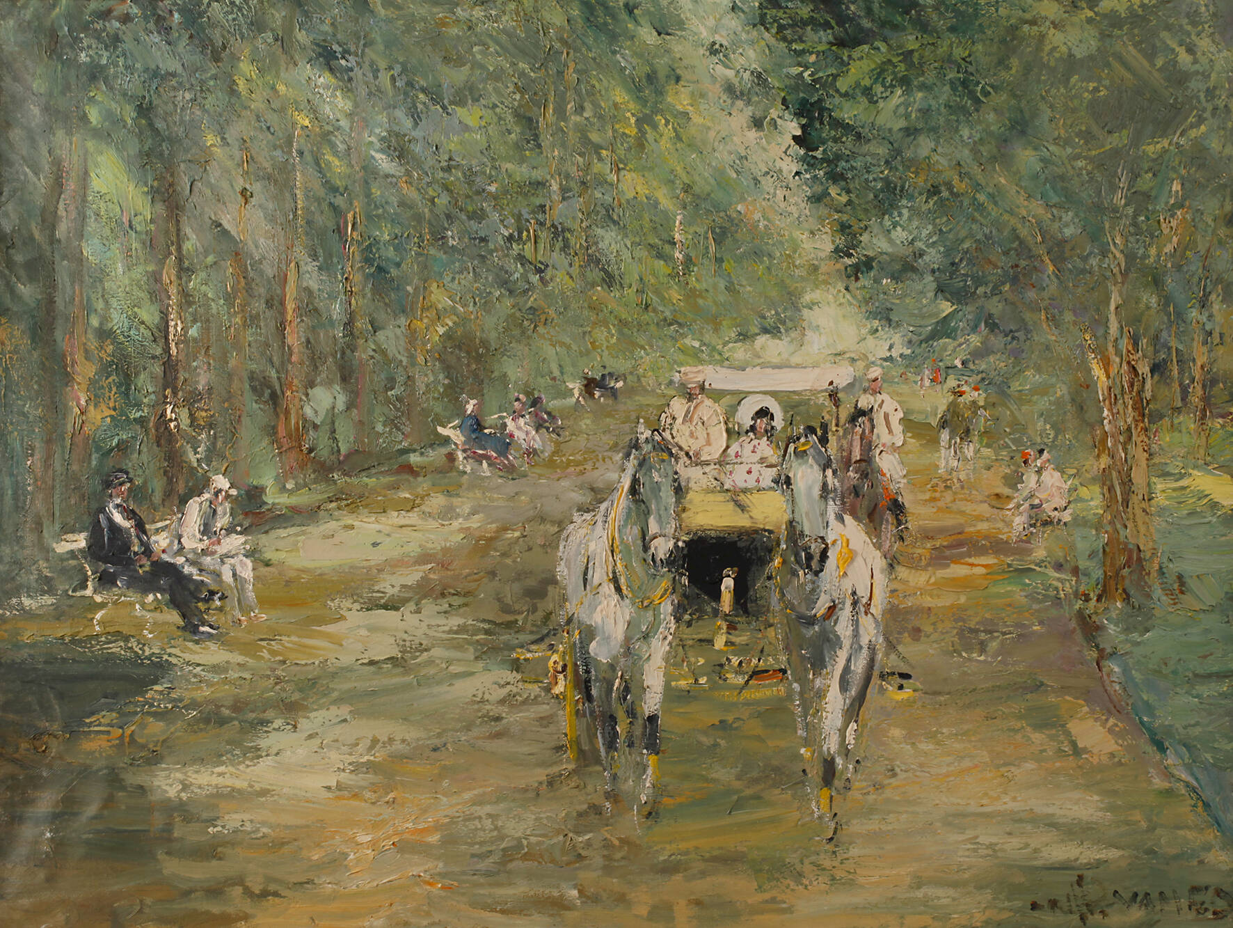 Walter Prescher von Ed, "Bois de Boulogne"