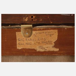 Fritz Rabending, attr., Bauernkarren am Feldrand