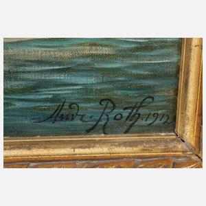 Andreas Roth, Zwei Ansichten italienischer Seen