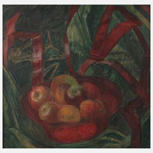 Prof. Toni Roth, attr., Stillleben mit Äpfeln