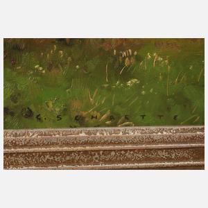 Carl Schaette, Bayerische Voralpenlandschaft