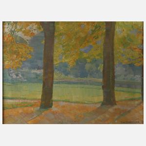 Prof. Theodor Schindler, Im Park