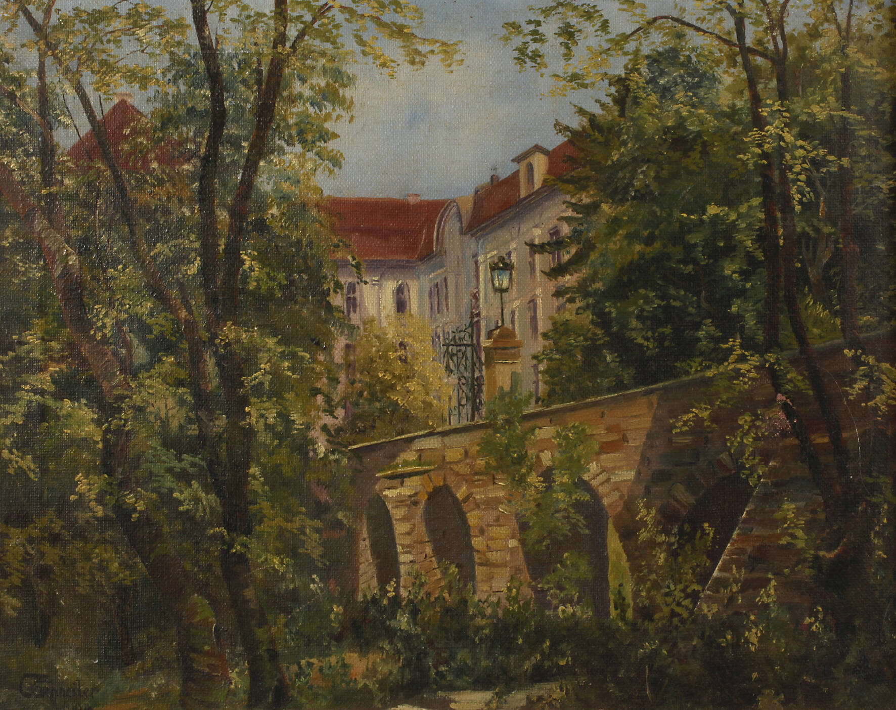 G. Schneider, An der Schlossbrücke
