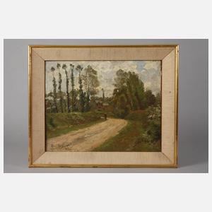 René Sergent, expressive Landschaft