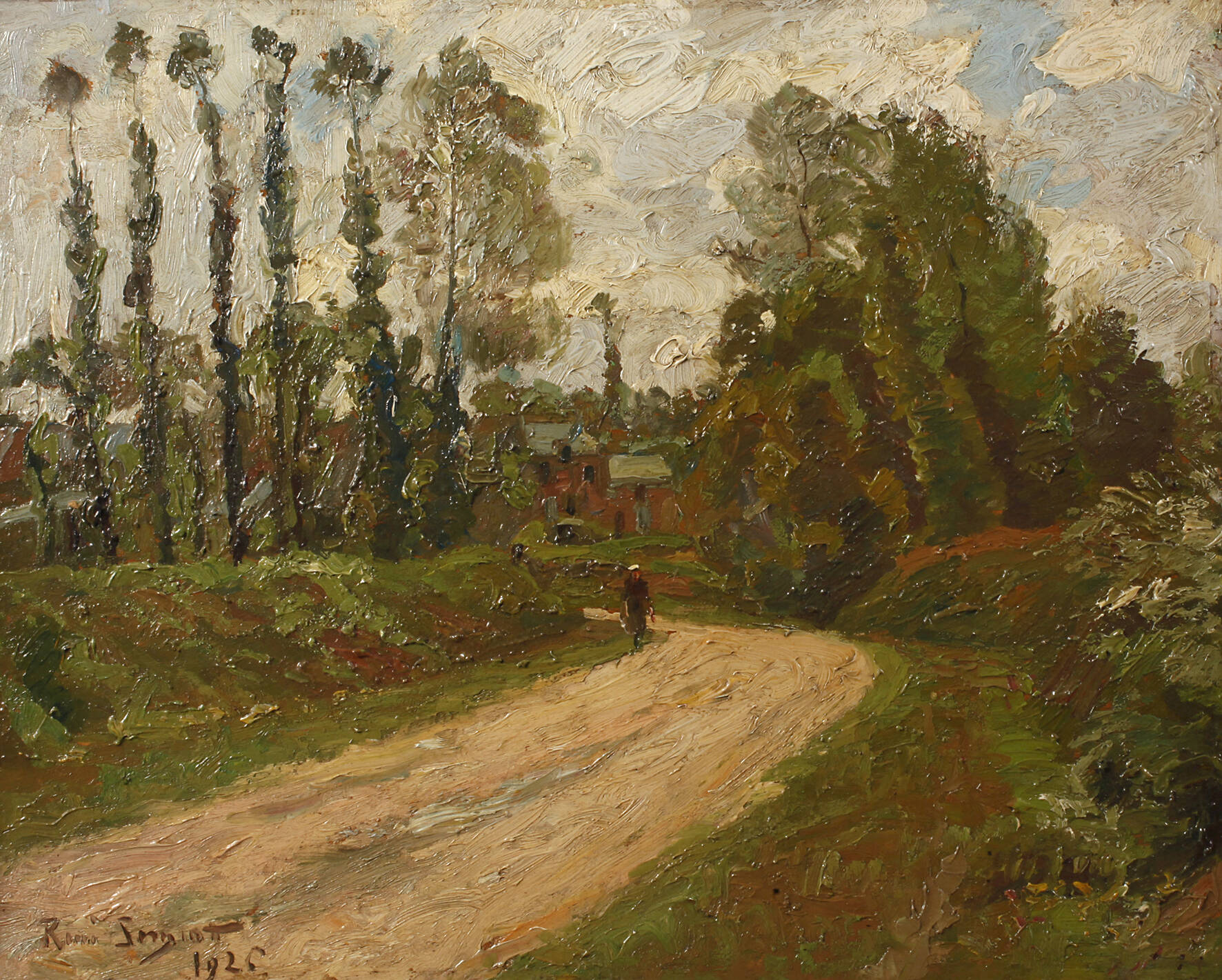 René Sergent, expressive Landschaft