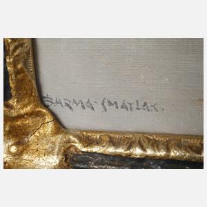 Hans Barma Smatlak, Abendliche Winterlandschaft