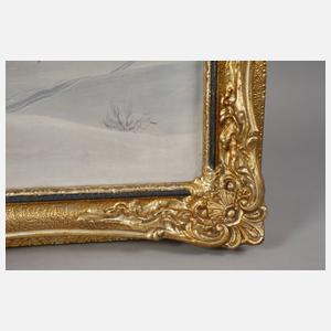 Hans Barma Smatlak, Abendliche Winterlandschaft