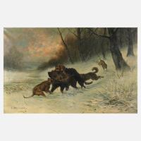 Eduard Steinbach, Eberjagd111