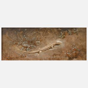 Prof. Edmund Steppes, Eidechse