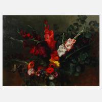 Hans Strobl, Gladiolen und Zinnien111
