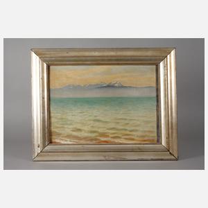 Otto Tillkes, "Bodensee mit Nebelstreif"