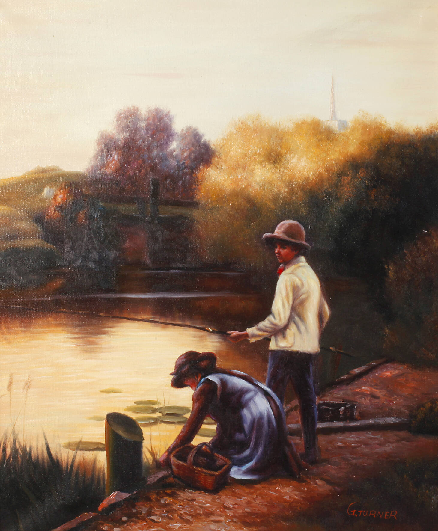 G. Turner, Kinder am Fluss