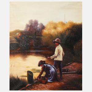 G. Turner, Kinder am Fluss