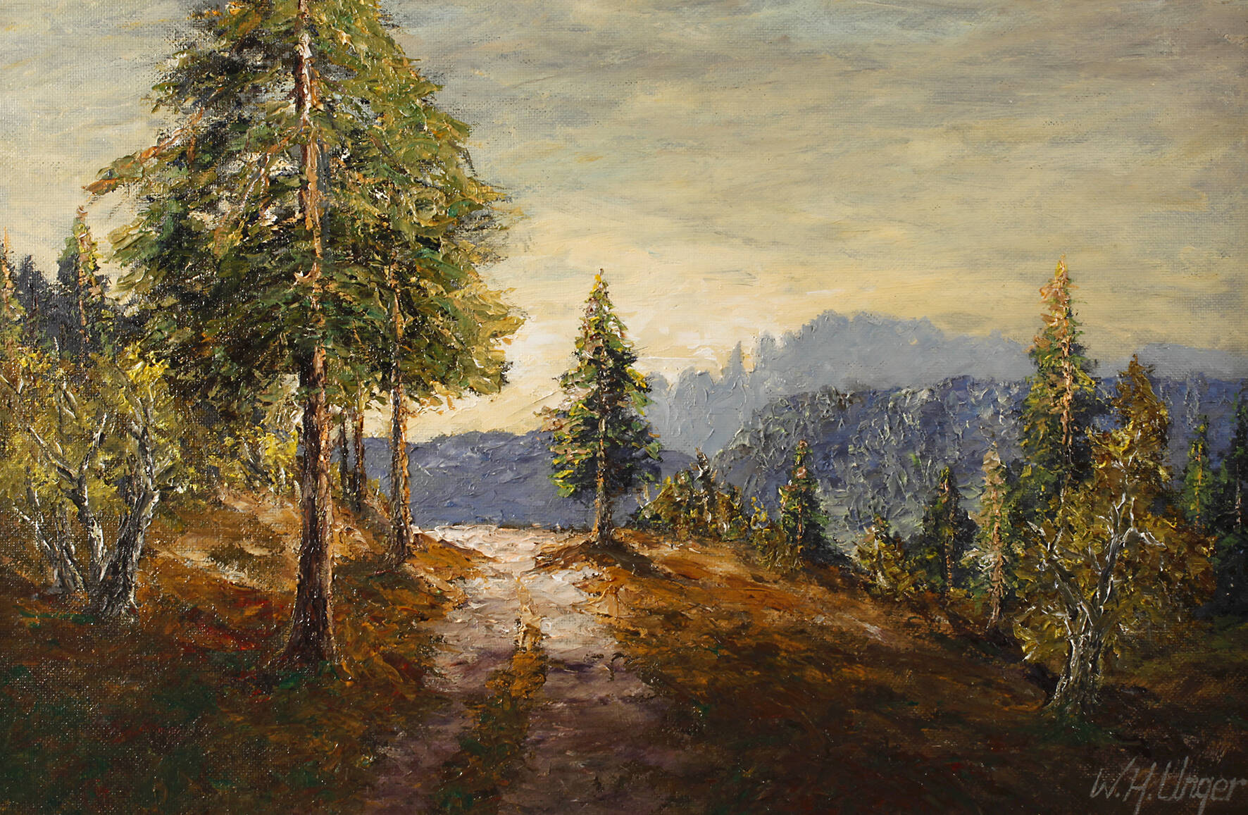 Wolfgang Heinz Unger, "Höhenweg bei Meran"