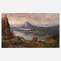 Wolfgang Heinz Unger, "Morgenstimmung am Rettenbachsee"111