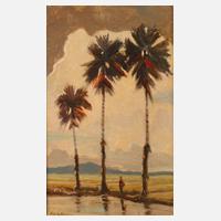 Henry van Velthuysen, Flussufer mit Palmen111