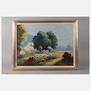 P. Weber, Blühender Rhododendron