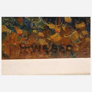 P. Weber, Blühender Rhododendron