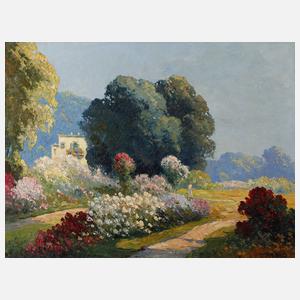 P. Weber, Blühender Rhododendron