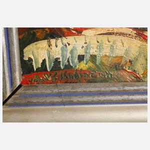 Arnold Peter Weisz-Kubínčan, Ruhendes Rind im Wald