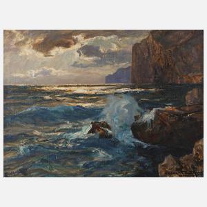 Albert Wenk, An der Küste von Capri