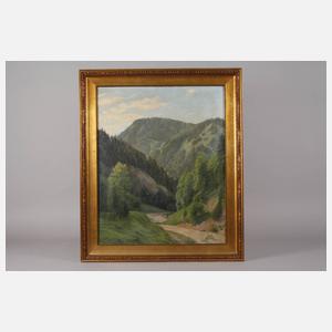 Prof. Julius Widnmann, Bewaldete Gebirgslandschaft