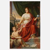 Th. Zappe, Thronende Justitia111