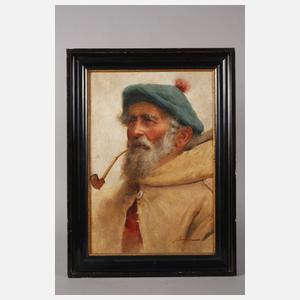 Pfeife rauchender Fischer