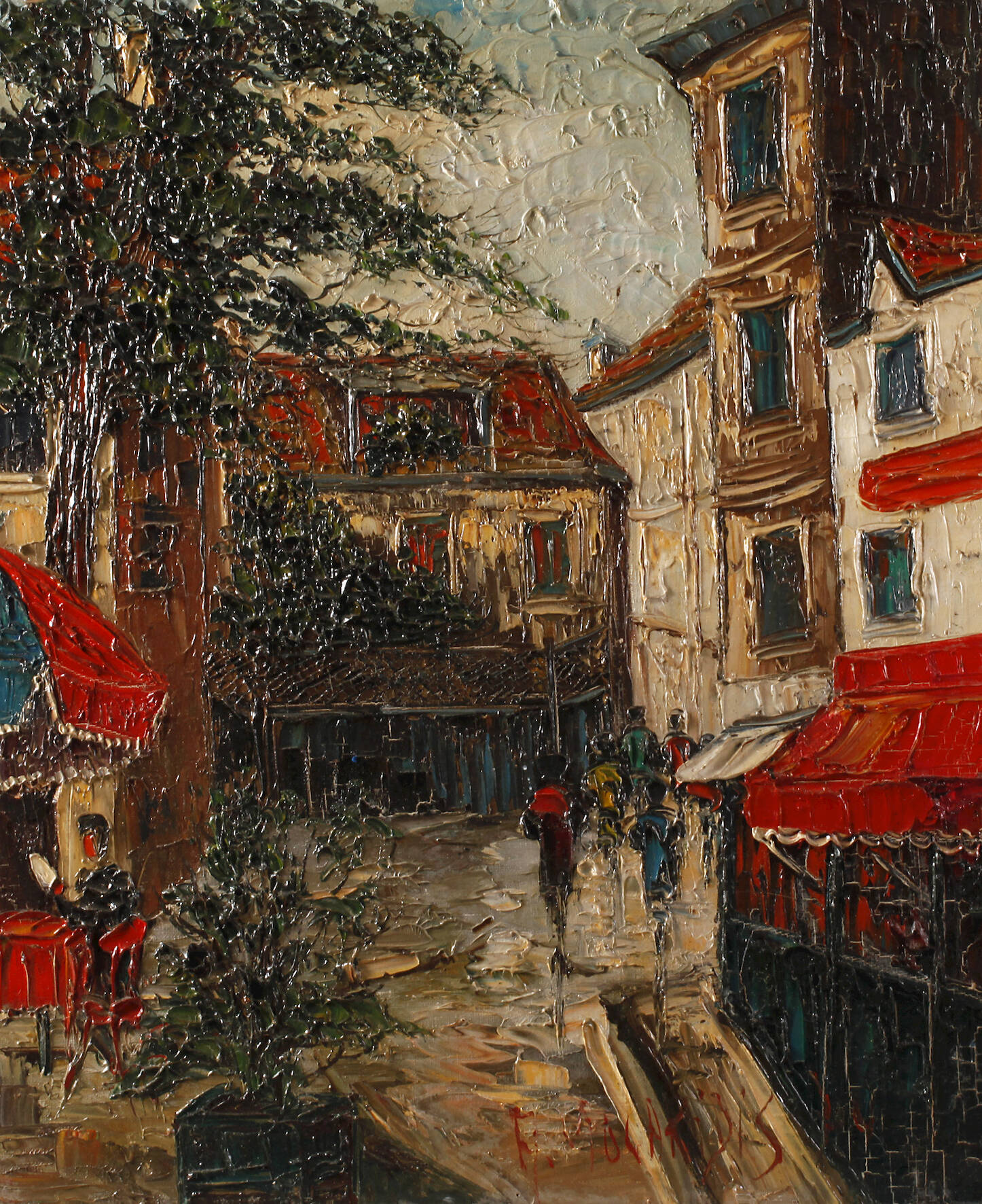 Französische Straßenszene