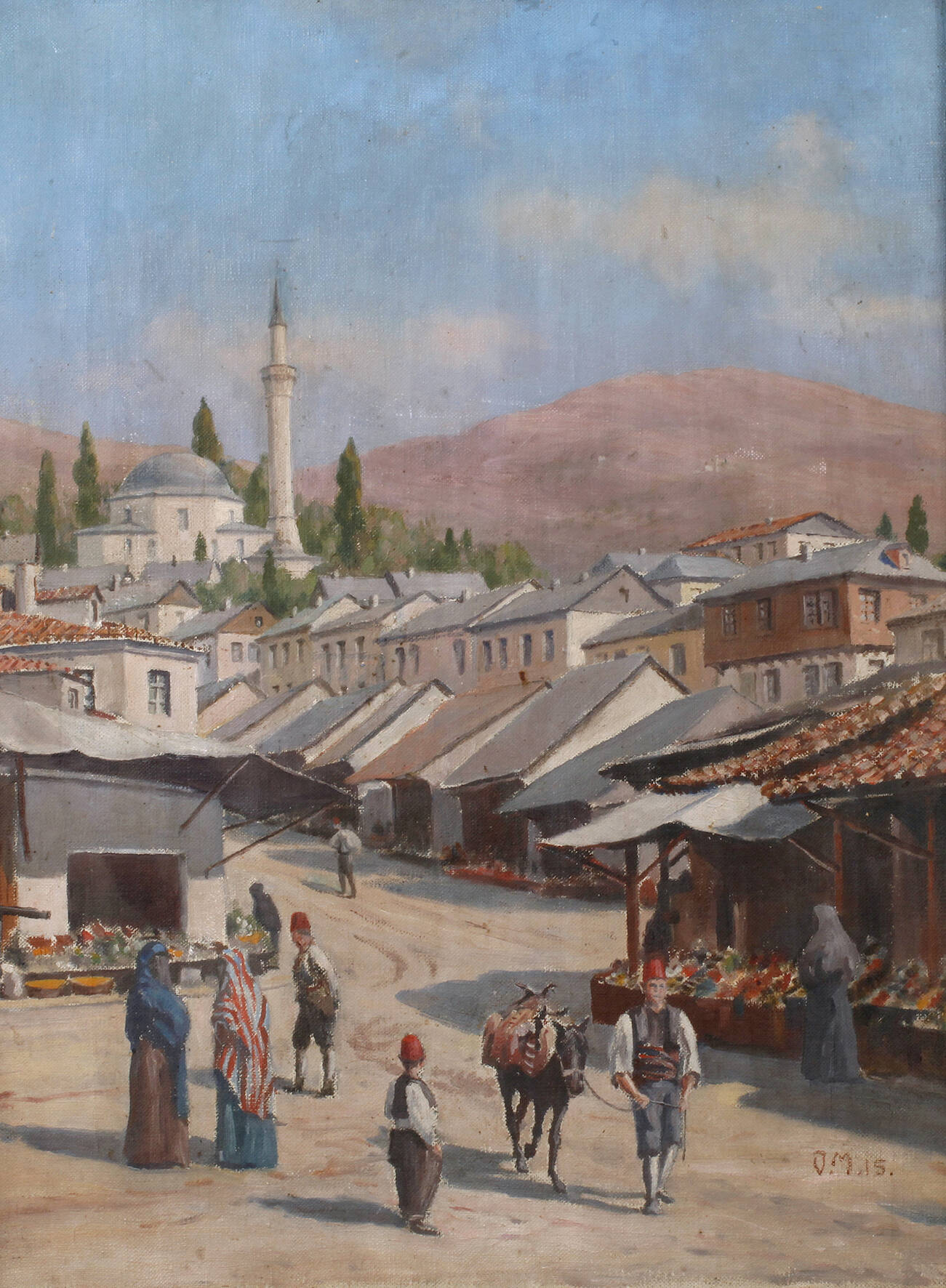 Orientalische Straßenszene