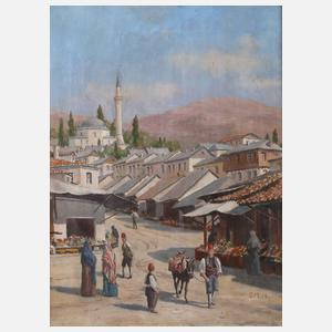 Orientalische Straßenszene