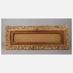 L. Clemens, Früchtegirlande in Prunkrahmen