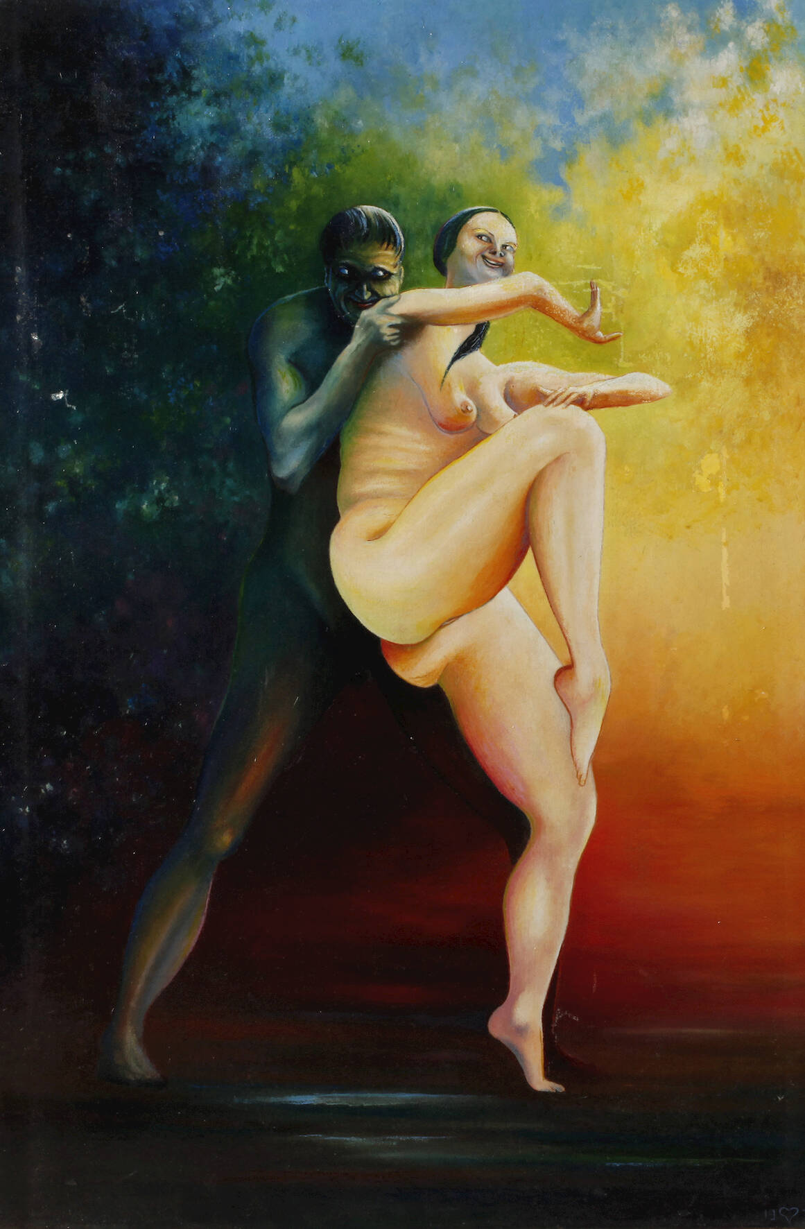 Fred Arthur Geppert, Skurriles Liebespaar