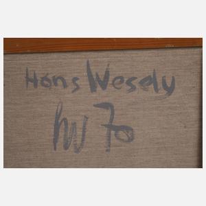 Hans Wesely, "Mit brauner Form"