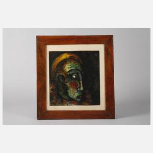 Portrait eines Harlekin