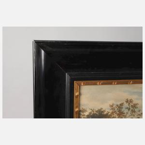 Große schwarze Lackleiste