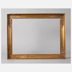 Klassizistischer Goldstuckrahmen